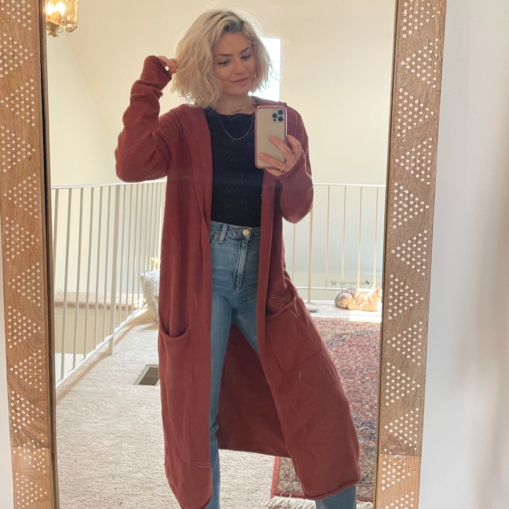 London Kaye Super Soft Long Sweater Cardigan